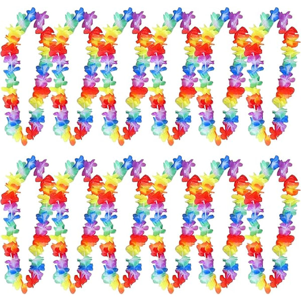 Redstar Hawaii Kaulakoru, 12 kappaletta, Kukkakaulakoru, Havaijilainen Cos