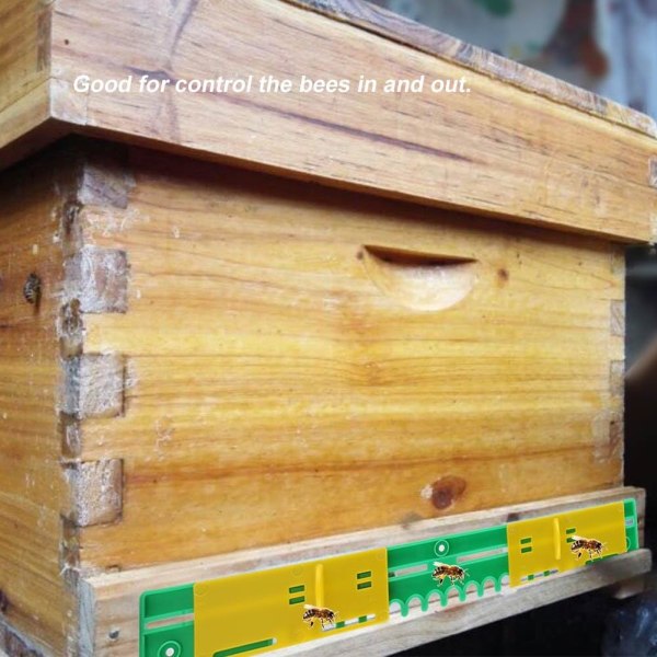 Hållbar bikupa entrédörr anti-flykt dörr biodlingsverktøy bi
