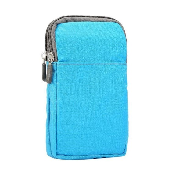 Lærfutteral for mobiltelefon, Messenger-lommebok, beskyttende mobiltelefonfutteral Blue