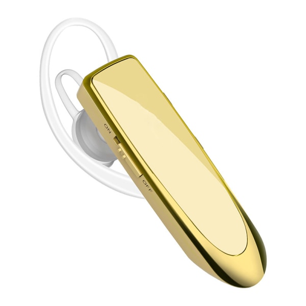 On-ear wireless Bluetooth headset yellow