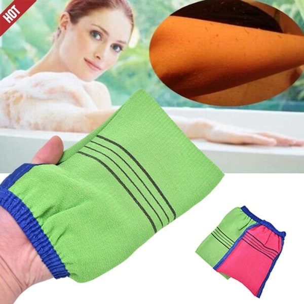 1pcs Shower Spa Exfoliating Gloves 14x17cm