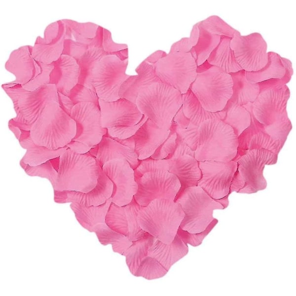 1000 Pcs Artificial Silk Rose Petals Decoration Party Pink
