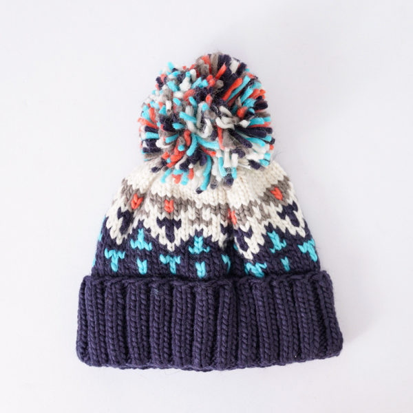 Pom Pom Beanie, Black And Gray Water Resistant Beanie Navy Blue