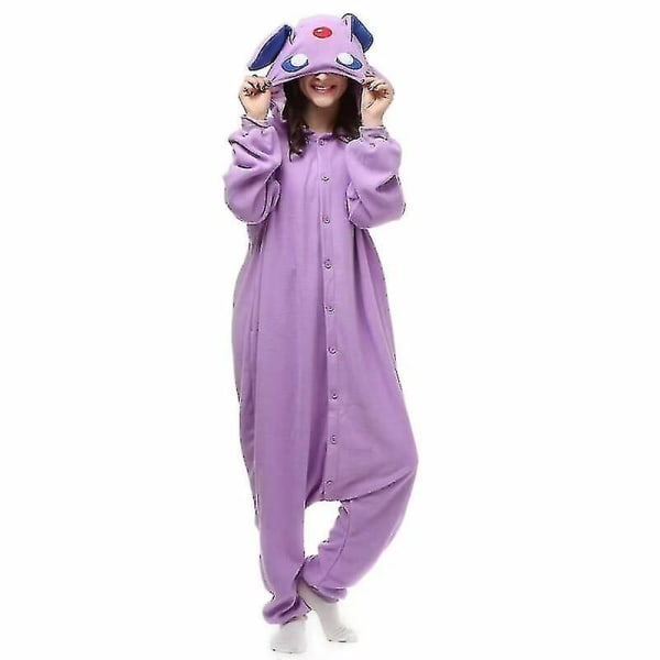 Unisex Adult Animal Onesie1 Anime   Pyjama Kigurumi Christmas Fancy Dress Xmas CMK Espeon XL