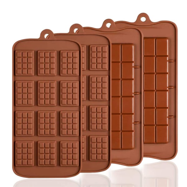 Molds för choklad Set om 4