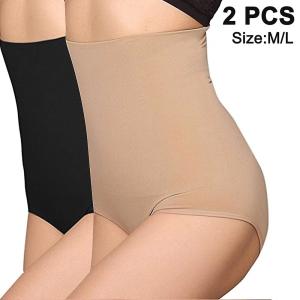 2 Pcs Shapewear For Women Tummy Control High Waist Panties XL