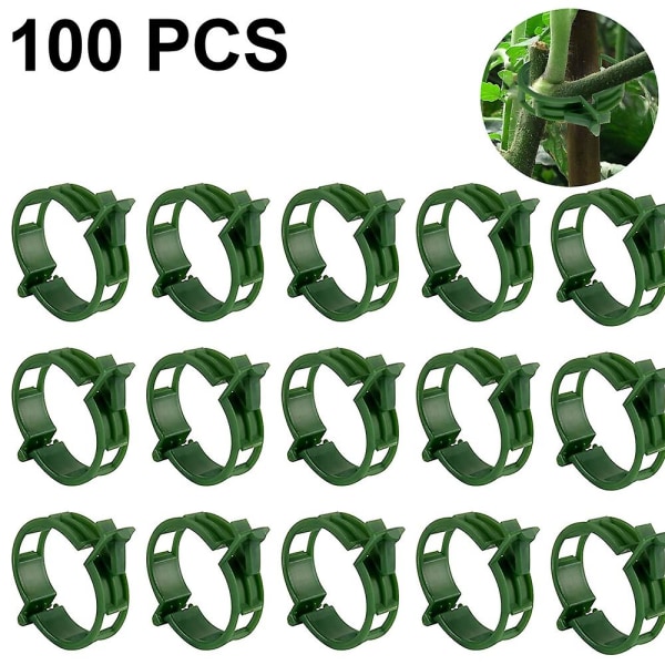 100pcs Plant Support Clips, Garden Support Clips, Garden Clips