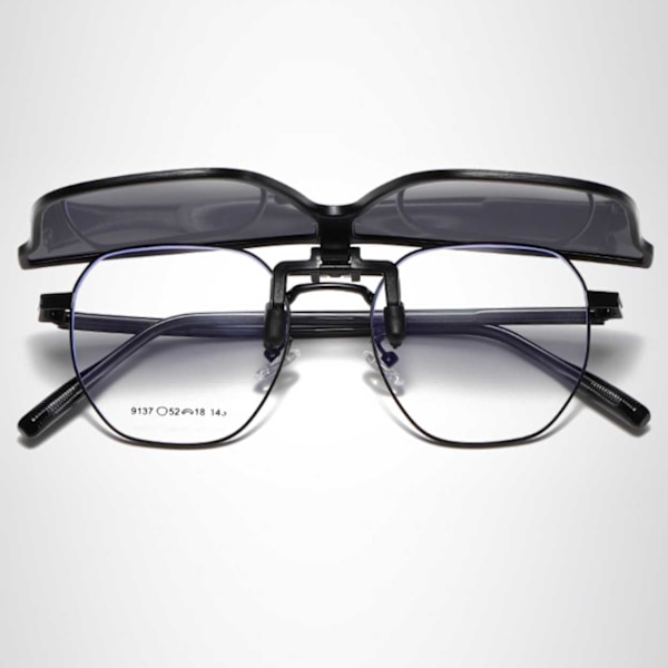 Sport Clip On Solbriller Flip Up blå blue