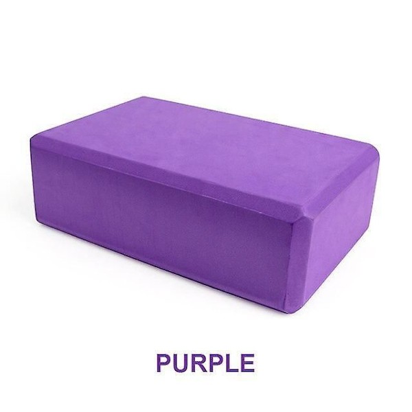 Træning Fitness Sport Gym Pilates Yoga Blok Eva Skum Yoga Klods Til Crossfit Træning Workout Bodybuilding Udstyr Purple