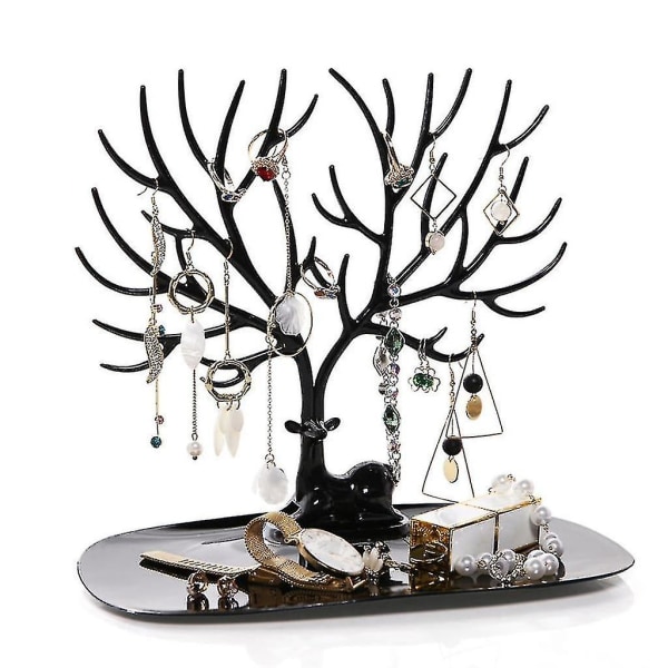 Deer Antler Tree Stand, smykkeholder/halskjede Stand