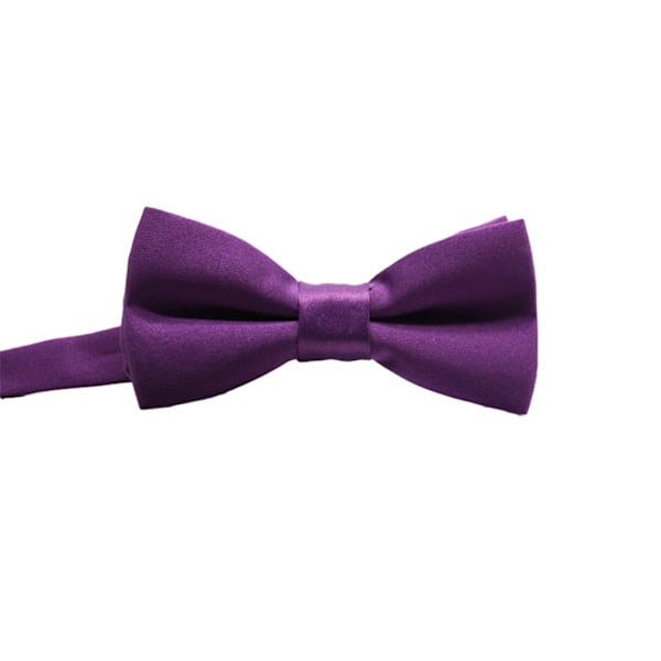 Kompakt og lett smal sløyfe for gutter til bryllup og Purple