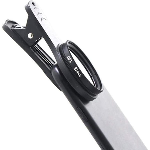 Telefonkameraobjektiv 37mm Cpl Polarisert Objektiv Clip-On Filterobjektiv