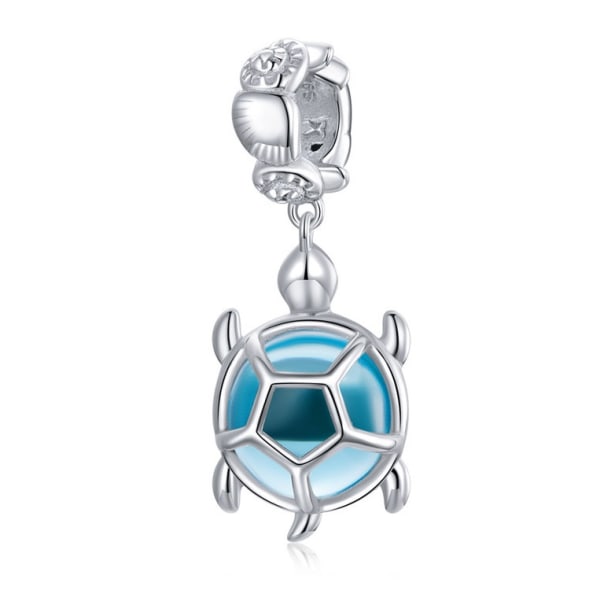 925 Silver Turtle Charm hengt armbånd smycken födelsedag