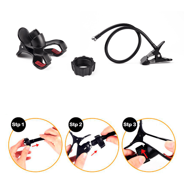 Effektiv Mobilholder Svart