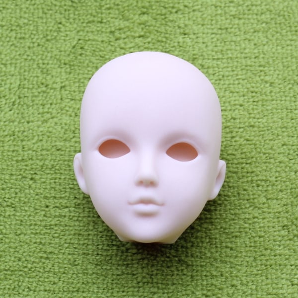 10 stk Practice Makeup Doll Head Dobbeltfoldet øyelokk gjør-det-selv-hoder