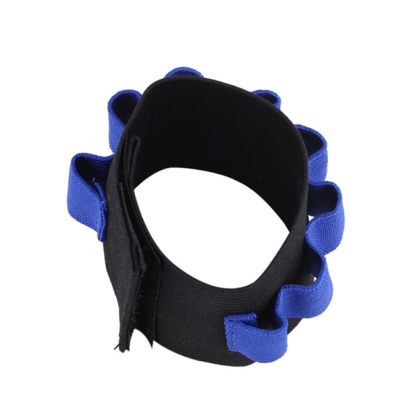 【Tricor-butikk】 Profesjonell håndleddsrem for lekepistol som passer for myk kulebelteholder for leketøy for å lagre utendørsspill Blue