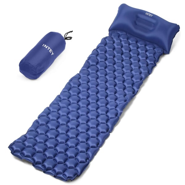 Camping Sleeping Pad Upgraded Inflatable Camping Mat With Pillow