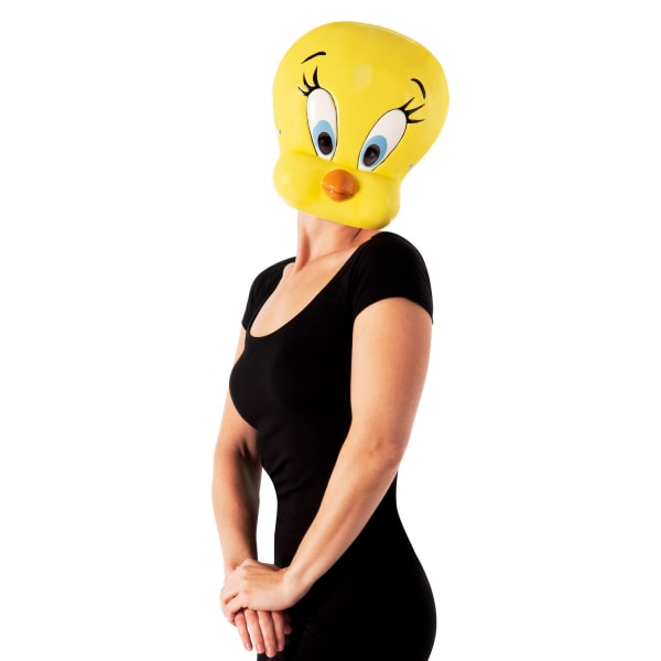 Space Jam Tweety Bird 1/2 Mask Gul Yellow One Size