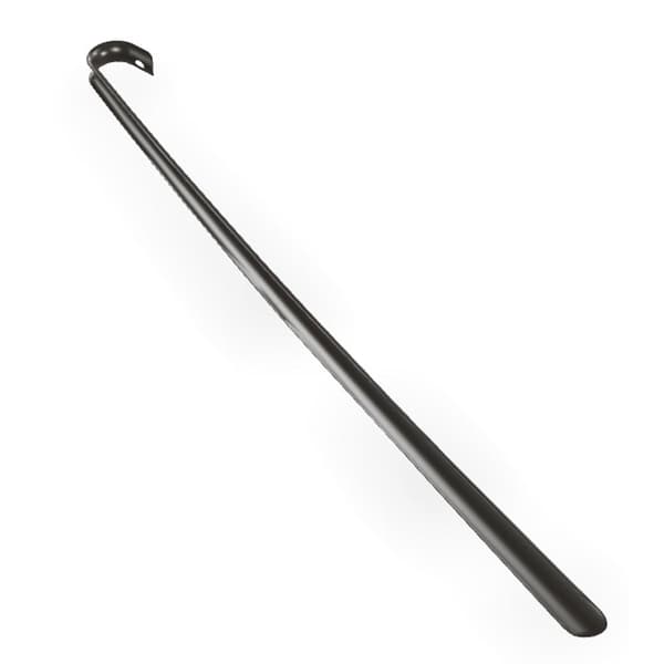 2-Pack - Skohorn i Metall - Extra Lång - 80cm Black Black 2-Pack