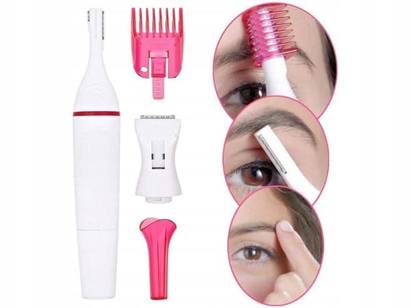 3i1 Epilator / Rakapparat för Ansikte och kropp White Vit