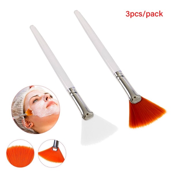 3/4 st Makeup Tools DIY Mask Brush Set Mjuk applikatorborste