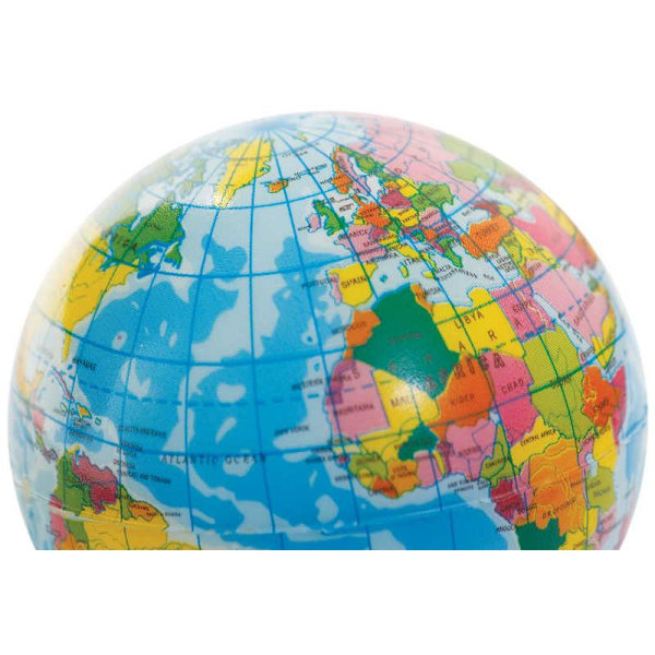 Stressboll / Klämboll - Jordglob Multicolor multifärg