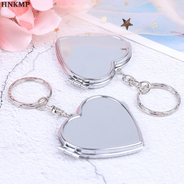 DA04 Two-side Make Up Mirror Mini Key Chain Pocket  Mirrors