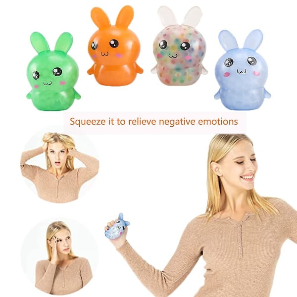 Stressboldssæt, Anti-stressbolde, Børns Anti-stressbold, Anti-stresslegetøj, Stresslegetøj til Voksne, Klemme- og Klæbrige Bolde