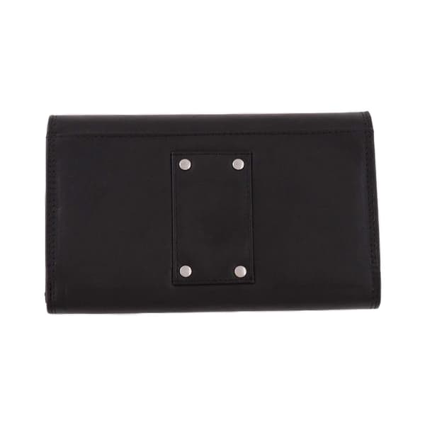 Taksinlompakko vasikannahkaa Musta Black one size