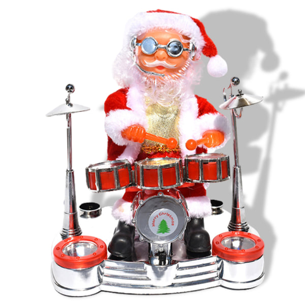 Christmas/Xmas Santa Claus Doll Instrument Dekoration Shaking No.01