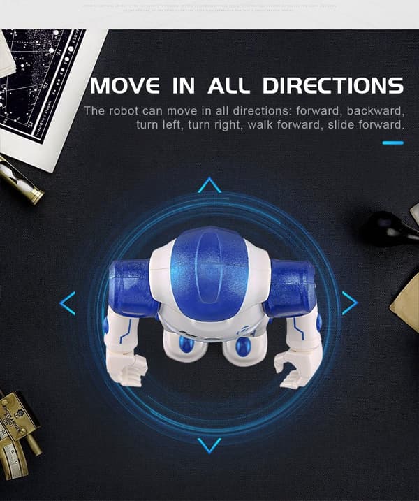 Rc Robot Leker Geststyring Fjernkontroll Programmerbar Robot