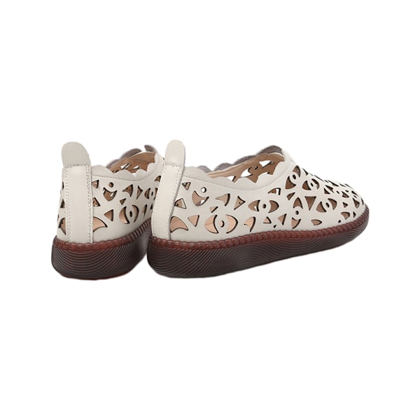 1/2/3 Kvinner Flats Komfortable Og Stilige Sko For creamy-white 35 creamy-white 35 1 Pc