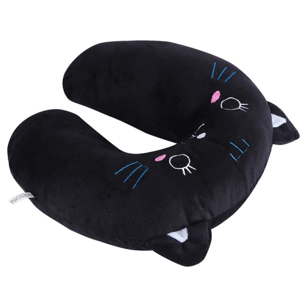 【Tricor-butik】 Resekudde i PP-bomull för djur som passar för resor (svart katt)