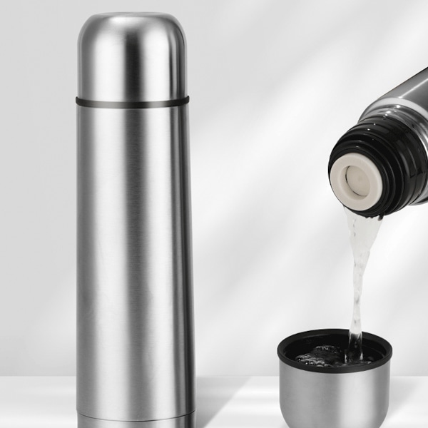 Isolert Termosbeholder, Dobbelvegget Vakuumisolering Sikrer At Drikken Din Holder Seg Frisk, Knusesikker Design i Rustfritt Stål For Holdbarhet