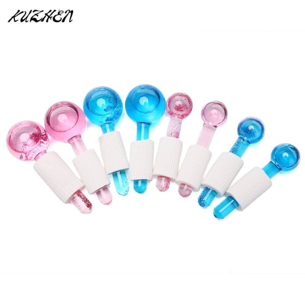 Crystal Ball Facial Cooling Ice Globes Massage Roller As pic As pic