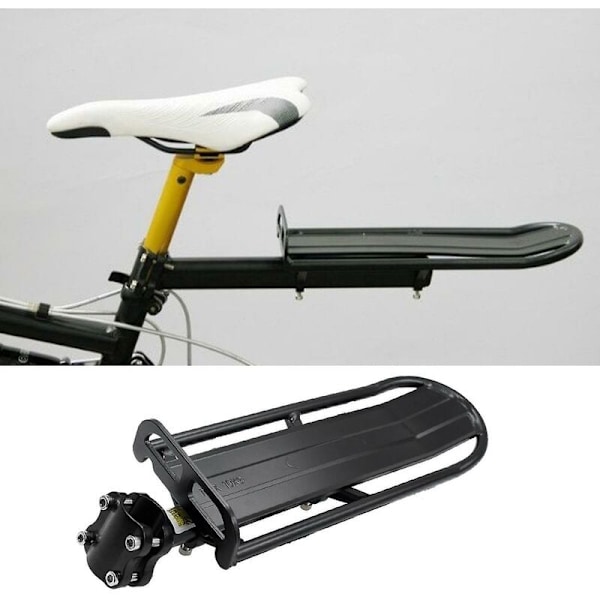 Cykel Bagagebærer Cykelstativ Aluminiumlegering Laststativ Bageste Hylde Cykling Sadelpindstaske Holder
