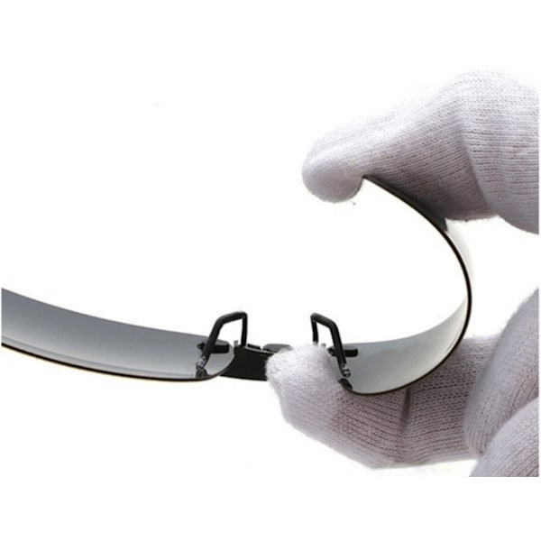 Clip-on solglasögon - Fäst på dina befintliga glasögon Black Svart