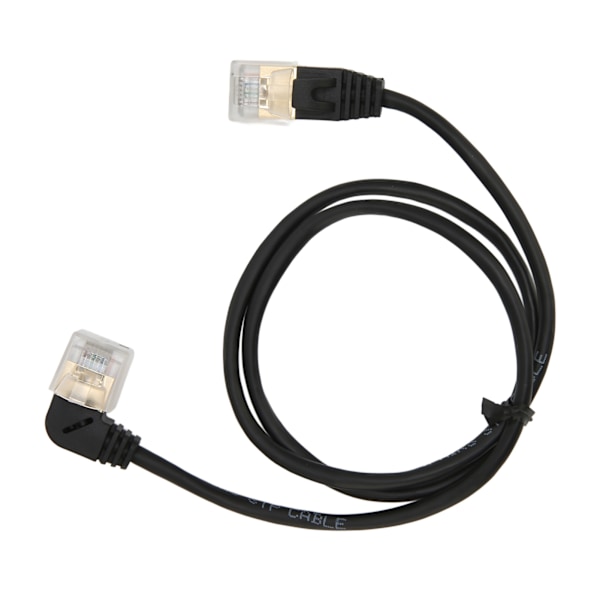 CAT8 Ethernet-kabel 0,6 m höghastighets CAT8 guldpläterad OD 3,8 mm hane till hane RJ45 fiberoptisk nätverkskabel