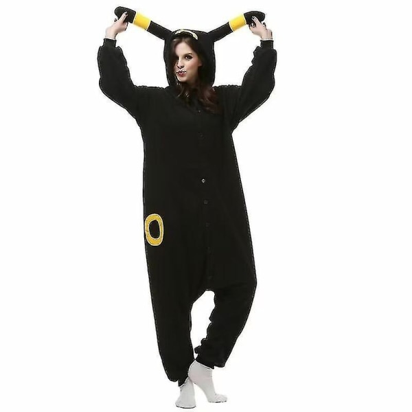 Unisex Adult Animal Onesie1 Anime   Pyjama Kigurumi Christmas Fancy Dress Xmas CMK Umbreon Yellow L