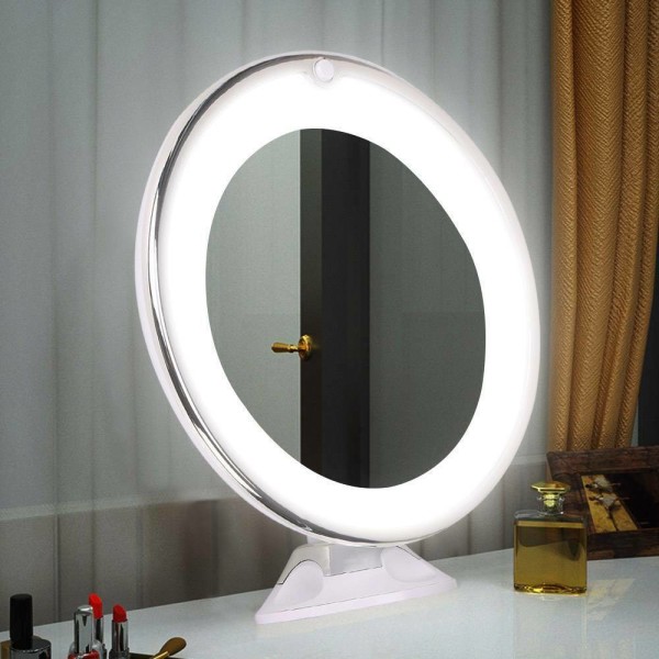 14 Led Mirror With 10x Magnifying Light Bright white USB white USB