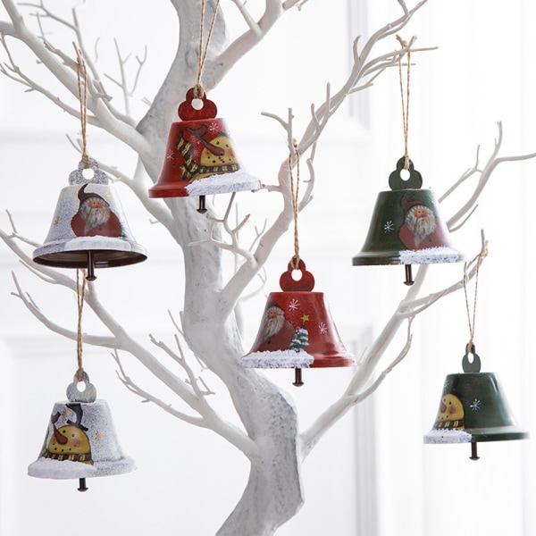 2 delar Christmas Bells Bell Pendant Christmas Bell Christmas style 3