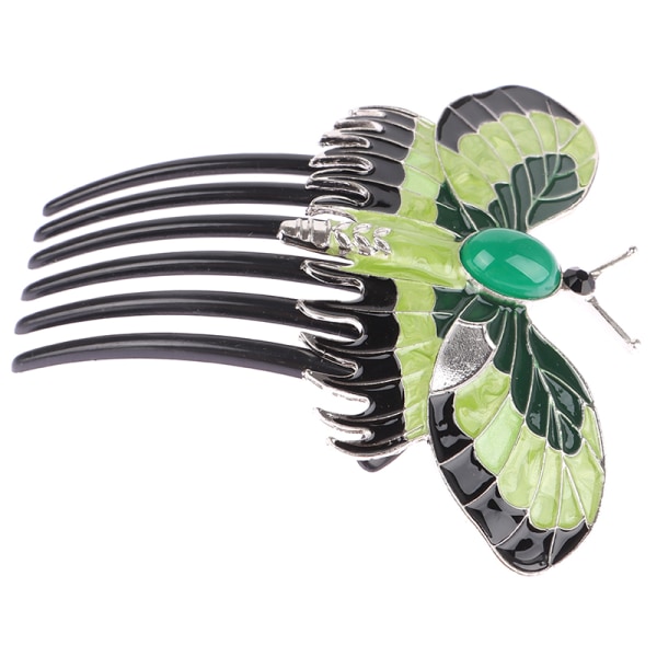 Elegant Titanic Butterfly Hair Combs Hårklämmor Kvinnor Barrette