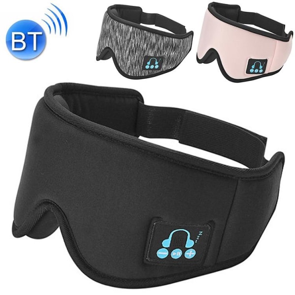 Sovehodetelefoner - Sovemaske - Blindfold med hodetelefoner black