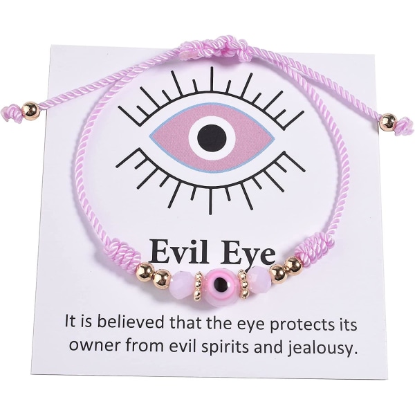 Evil Eye Armband Maiden Pink Amulet