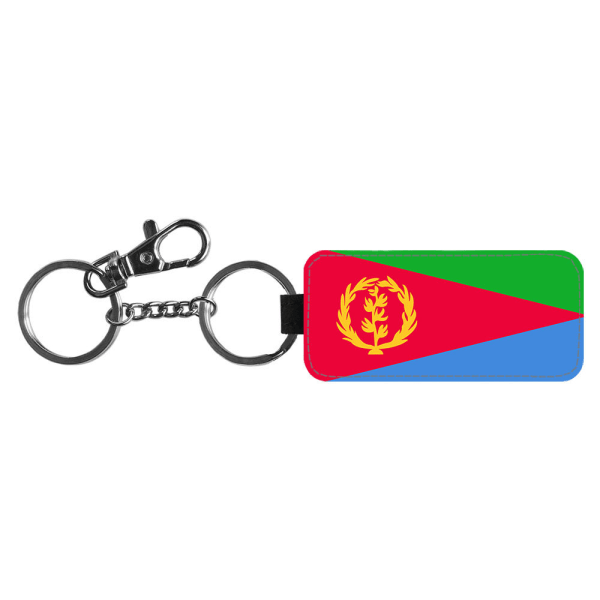 Eritrea Flagga Nyckelring multicolor one size
