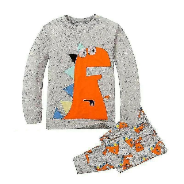 Boys Pyjamas Dinosaur Nightwear Cotton Toddler Clothes Kids Sleepwear Winter Long Sleeve Christmas Pjs Sets 2 Piece Outfit Xmas/easter Gift CMK 120