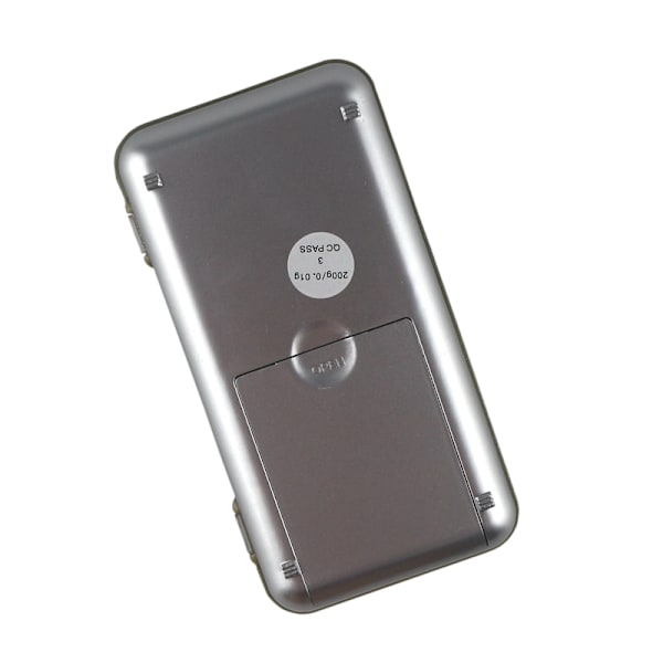 Digitalvåg i fick format, Pocket Scale, Smyckes våg 0,01 - 200g Silver Silver