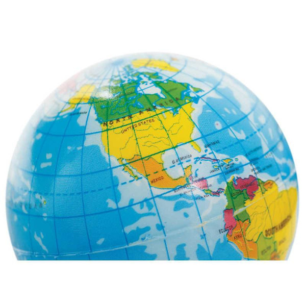Stressboll / Klämboll - Jordglob Multicolor multifärg