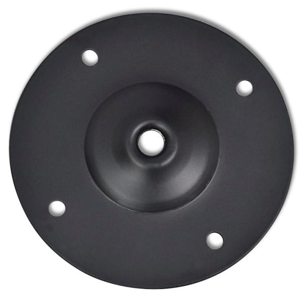 Justerbare bordsben 2 stk 710 mm-1100 mm svart Black Svart