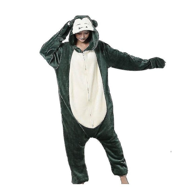 Dam Pyjamas Flanell Dragkedjor Tecknad Kigurumi Onesie För Vuxna Män Djur i ett stycke Pijamas Flickor Kostym Xxl 180-200cm Bear pajamas Xxl